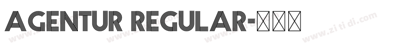 Agentur Regular字体转换 Agentur Regular字体转换